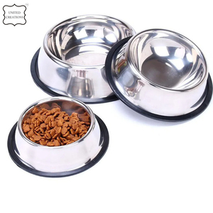 Bol pour chien en acier inoxydable personnalisé mangeoire pour chat de compagnie en gros bols en acier inoxydable en métal fait à la main bols pour animaux de compagnie - Product Image 5