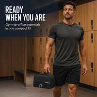 Sac de toilette sportif portable à double compartiment pour la salle de sport, la natation, la vestiaire et les essentiels de voyage pour la douche