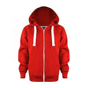 High MOQ Premium Sky Blue Zip Up Hoodie Unisex Cotton <b>Sweatshirt</b> Bulk Wholesale <b>for</b> USA <b>UK</b> EU Market - Product Image 2