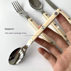 ขายดีที่สุดหรูหราสแตนเลสมีดช้อนส้อม Flatware ชุดอาหารเย็น 18/10 - Product Image 3