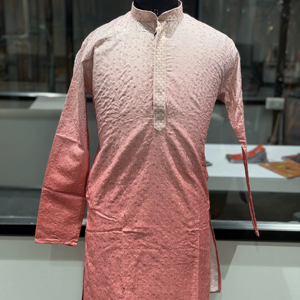 <b>Mens</b> Embroidered Linen Traditional Premium Ethnic Wear Sherwani <b>Kurta</b> Wedding Festive Collection Quick Dry Wrinkle Free Regular - Product Image 1