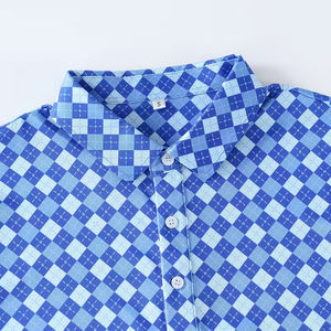 เสื้อโปโลกอล์ฟสำหรับผู้ชายแขนสั้นผ้ายืด4ทางดูดความชื้น, เสื้อโปโลกอล์ฟพลัสไซส์ - Product Image 4