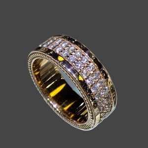 High Quality 14k <b>Solid</b> White Gold 18k Wedding Bands Lab Created Shape Lab Grown Diamond Rings for Women Fine Jewelry - Product Image 6