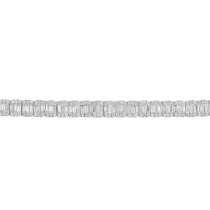 High Quality 925 Sterling Silver 14K <b>Gold</b> Tennis <b>Bracelet</b> with Diamond Moissanite Elegant <b>Bracelets</b> - Product Image 3