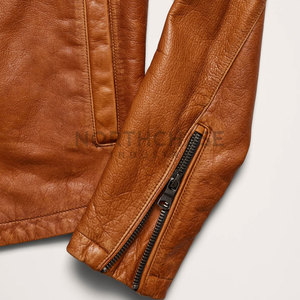 Chaqueta de Cuero Vacuno de Invierno al por Mayor, Último Modelo, para Hombre, Impermeable y Resistente al Viento, Más Vendida - Product Image 5