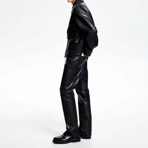 Logo et impression OEM Service Pantalons en cuir pour hommes respirants de bonne qualité Prix de gros Pantalons pour hommes fabriqués dans la meilleure qualité - Product Image 2