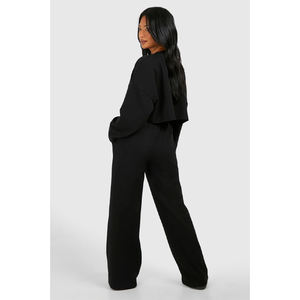 New arrival <b>womens</b> workout outfit two piece leggings set with yoga jacket and flare <b>pants</b> fitness jogger tracksuit set - Product Image 6