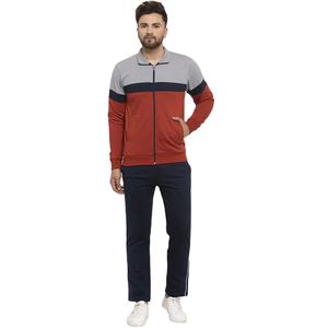 ชุดกีฬาสองชิ้นสำหรับผู้ชายชุดวอร์มชุดออกกำลังกายผ้าฟลีซสำหรับยิมฟิตเนสเทรนนิ่ง - Product Image 1