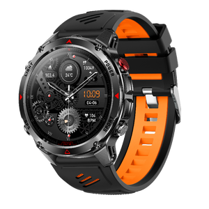 HT37 GPS สมาร์ทวอทช์ 2.01" หน้าจอ AMOLED BT โทรออก ตรวจวัดอัตราการเต้นของหัวใจ IP68 สายยาง สำหรับทุกเพศ - Product Image 4