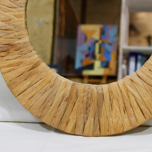 Artex Dong Thap Factory Vintage Style Vanity Mirror with Ornate <b>Brass</b> <b>Frame</b> for Classic and Luxurious Interior Decor - Product Image 6