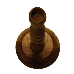 handcrafted <b>wooden</b> candle holder tall minimalist rustic modern decor natural wood <b>candlestick</b> table mantle home - Product Image 5