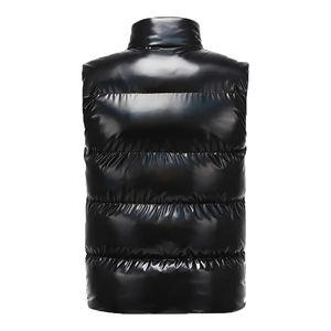 Vente en gros Nouvel hiver personnalisé Gilet bouffant noir de haute qualité pour hommes Gilet chaud avec logo personnalisé Veste pour hommes - Product Image 2