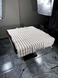 100% algodón 8 capas muselina Lila Bebé y niños manta XL 120x100 cm Color Coral - Product Image 2