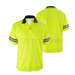 Camiseta Polo de seguridad de secado rápido con mangas cortas Logotipo personalizable y opciones de marca duraderas - Product Image 6
