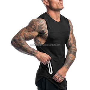 OEM fabricante de alta calidad transpirable Casual 2025 hombres sin mangas Fitness chaleco Stringer gimnasio desgaste camisetas sin mangas sueltas - Product Image 5