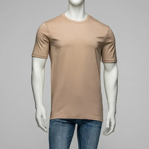 Camiseta de algodón para hombre más vendida en nuevo estilo 100% camisetas de manga corta de algodón orgánico para hombre - Product Image 1
