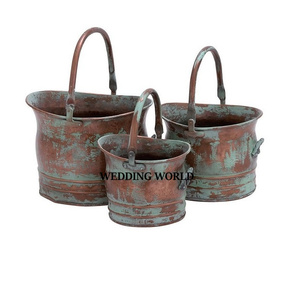 Maceta de Metal con patas, maceta de diseñador hecha a mano de la mejor calidad, vajilla elegante al por mayor, nueva maceta de Metal elegante - Product Image 6