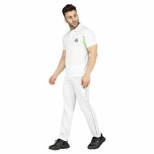 Men's Breathable Summer Sportswear <b>Cricket</b> Set with Simple Design Short Sleeves Sporty Style and Turn-down Collar - Product Image 1