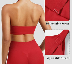 Sujetador deportivo elegante para mujer, soporte de alto impacto con diseño moderno, ideal para Gimnasio Deportivo y actividades al aire libre - Product Image 4