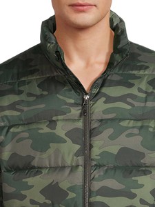 Veste d'hiver matelassée pour hommes de dernière qualité matelassée à col montant en toile grande taille compressible S-3XL tailles High Street grand manteau pour hommes - Product Image 5