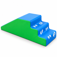 Aire de jeux modulaire personnalisée en pastel, blocs d'escalade en mousse, toboggan et équipement pour aire de jeux intérieure pour enfants, idéal pour la jungle gym et les tout-petits