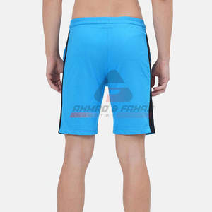 Fait sur mesure 100% coton hommes Shorts nouveau Style décontracté solide motif mi taille élastique disponible couleurs personnalisées fait Pakistan - Product Image 3