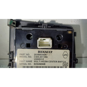 JOYSTICK INFORMATIQUE À BORD DE VOITURE RENAULT Scenic X MOD 253B00345R K9K836 (09>) - Product Image 4