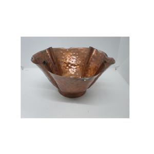 Bol en cuivre martelé de qualité supérieure bol en cuivre de forme personnalisée au design vintage pour ustensiles de cuisine bol en cuivre pour servir des aliments - Product Image 1