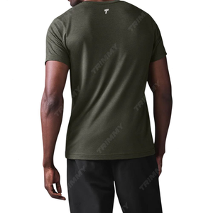 Nueva llegada Unisex de lujo camiseta de gran tamaño impresión personalizada Logo cuello simulado 260 gramos peso al por mayor camiseta de hombre hecha en Pakistán - Product Image 3
