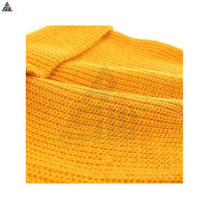 Vente en gros de bonnets unisexes vintage de haute qualité 100% acrylique, couleur unie, chauds, décontractés, pour l'hiver, personnalisables - Product Image 2