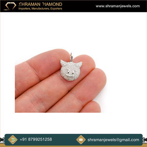 จี้หน้าปีศาจสีทอง14K สุดหรูสไตล์ฮิปฮอปทันสมัยพร้อมเพชรธรรมชาติที่สวยงามเหมาะสำหรับโอกาสพิเศษ - Product Image 2