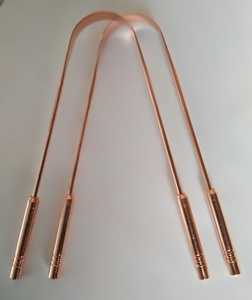 Limpiador de lengua Dental profesional, herramienta de higiene bucal multiusos, herramienta de Metal de cobre - Product Image 4