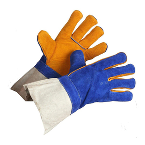 Servicio OEM El mejor cuero con pulgar de Palma reforzado e índice TIG/MIG Guantes de trabajo de soldadura Guantes de trabajo de equipo de seguridad manual - Product Image 6