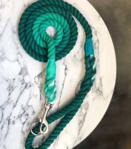 The Crafty <b>Dog</b> Co - <b>Rope</b> <b>Lead</b> <b>Rope</b> Leash <b>Dog</b> <b>Lead</b> Ombre - Pink Purple Blue Green Lilac Teal Orange Red Pastel Navy - Product Image 4