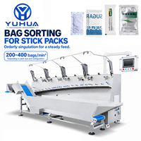 Machine de tri et de comptage automatique de sachets YH, système de tri et de comptage de sachets à grande vitesse avec convoyeurs