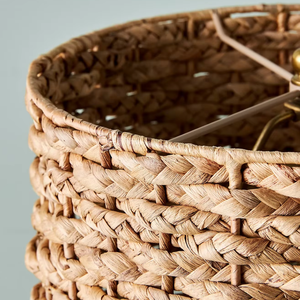 Pantalla de lámpara de jacinto de agua, lámparas hechas de materiales hechos a mano, accesorios de decoración del hogar, al por mayor. - Product Image 2