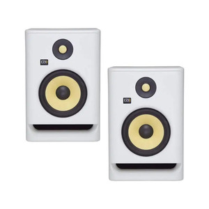 Paire de moniteurs de studio KRK Rokit 5 G4 blancs, enceintes d'ordinateur Bluetooth 2.0 canaux - Product Image 4