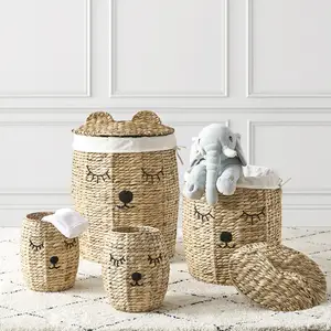 可爱熊形储物篮西榆树环保 | 可爱玩具家居储物篮 | 让你的家干净