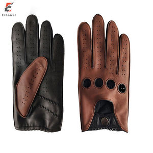 Custom Manufacturer's Full <b>Finger</b> Sheepskin Leather <b>Gloves</b> Fashionable Plain Design for Winter Sports Daily Cycling Outdoor Use - Product Image 3