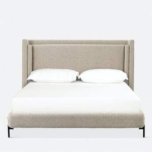 Lit Rembourré Moderne Mid-Century Design Minimaliste - Product Image 1