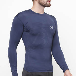 Vente directe d'usine Chemises de compression pour hommes Vente en gros Meilleur prix Spandex/Polyester Respirant et Séchage rapide Fabriqué au Pakistan - Product Image 5