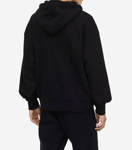 Imprimir Logo en blanco Tallas grandes Hombres 100% Algodón cremallera manga larga Jogging Sweatsuit para hombres - Product Image 3