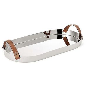 Plateau de service rond en cuivre de table plateau fait main de meilleure qualité classique élégant en gros nouveau plateau de service en cuivre - Product Image 2