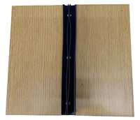 Porte-menu en bois de bouleau stratifié format A4 avec logo personnalisé gravé, design bois naturel, pour restaurants, durable