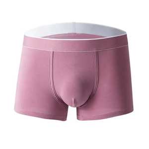 Nueva fábrica, venta al por mayor, calzoncillos de entrenamiento Modal, calzoncillos ligeros y cómodos, pantalones cortos de ángulo plano, ropa interior para hombres - Product Image 6