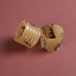 <b>Epoxy</b> Resin Butterscotch Napkin Ring Banquet Party Decoration Dinning <b>Table</b> Everyday Family Gatherings a Great Tabletop Decor - Product Image 2