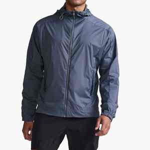 Chaqueta cortavientos impermeable con capucha de primavera, servicio OEM Unisex, la mejor calidad - Product Image 1