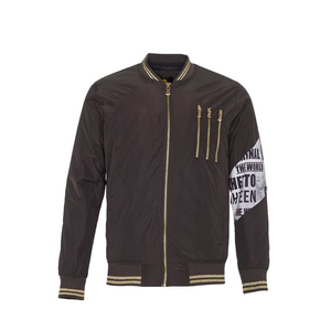 Bon marché Vestes de bombardier en toile patchwork décontractées Vêtements d'extérieur à la mode unisexe - Product Image 1