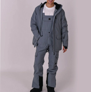 Venta caliente deporte de invierno traje de esquí chaqueta impermeable y pantalones para snowboard a prueba de viento y calefacción de talla grande ropa al aire libre - Product Image 1