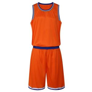 Uniformes de baloncesto para hombre, ropa deportiva lisa sin mangas, buena venta, conjuntos de camisetas de entrenamiento de baloncesto - Product Image 6